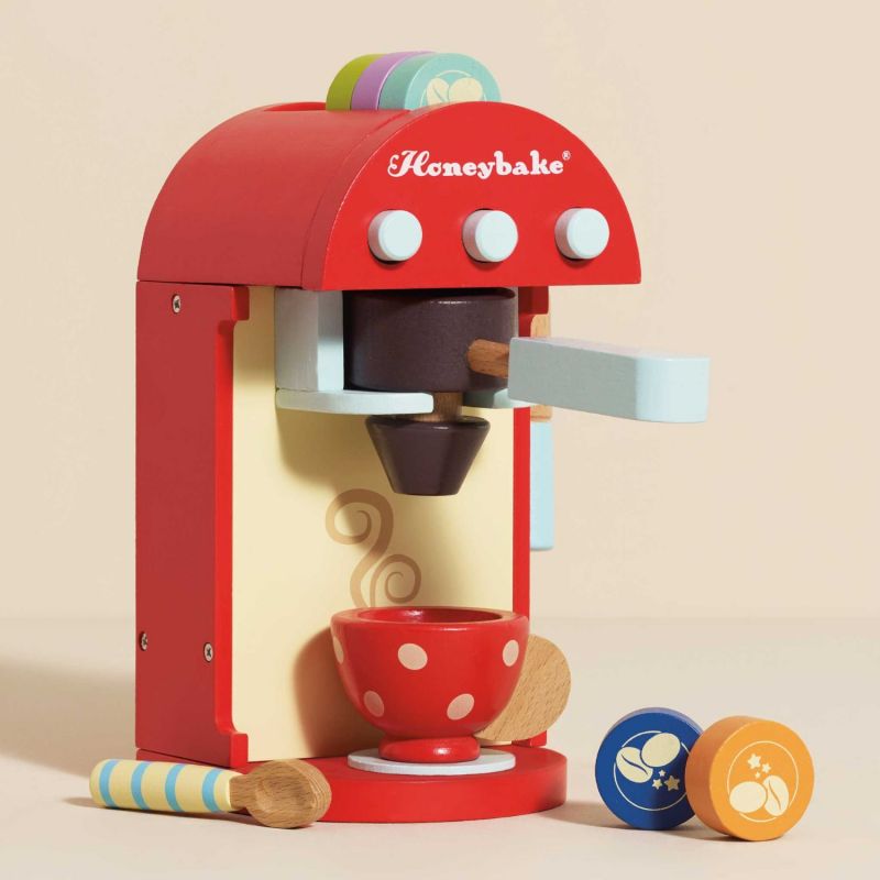 Machine à café et dosettes en bois FSC Le Toy Van Ambiance 4