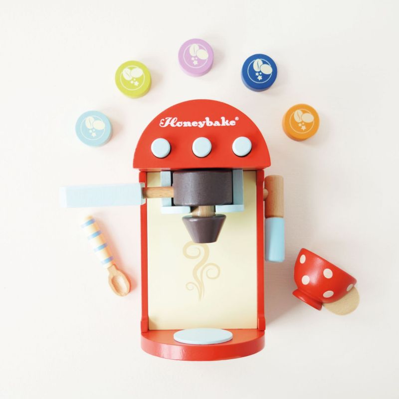 Machine à café et dosettes en bois FSC Le Toy Van Ambiance 5