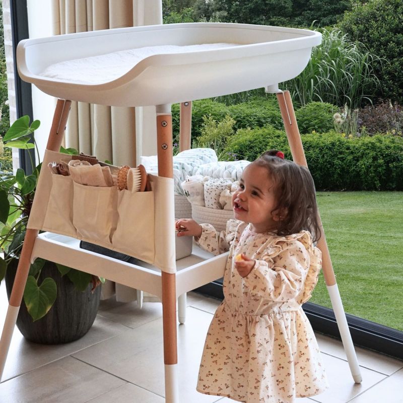 Housse pour matelas de table à langer Balnéo blanc Bo Jungle Ambiance 3