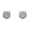 Boucles d'oreilles Tigre Argent Mava Produit 1