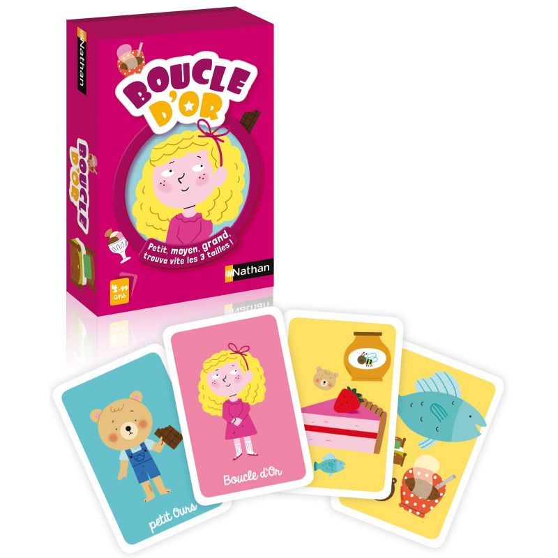 Jeu de cartes Boucle d’Or Nathan