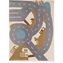 Tapis routes pour voitures City rug Aiden (130 x 170 cm)  par Kid's Concept