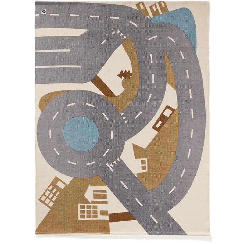 Tapis routes pour voitures City rug Aiden (130 x 170 cm) Kid's Concept