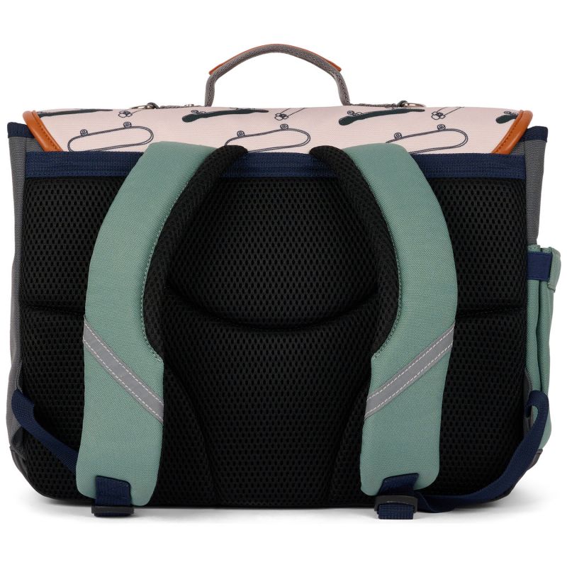 Cartable A4 primaire Grey Skates (38 cm) Caramel & Cie Produit 3