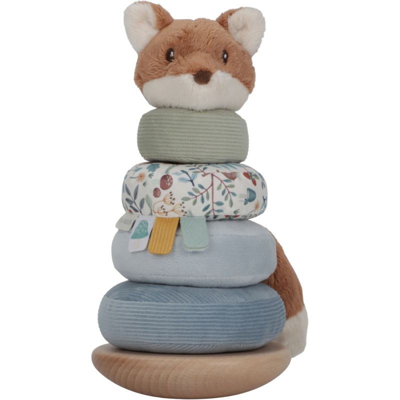 Renard à empiler doudou et bois FSC Forest Friends Little Dutch Produit 1 grande taille