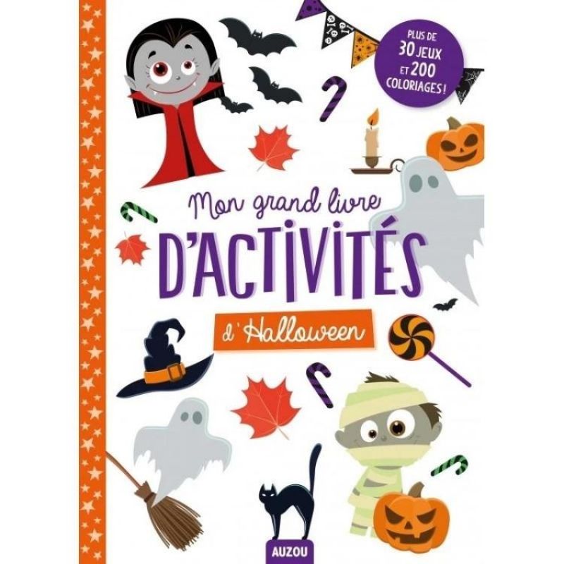 Mon grand livre d'activités d'Halloween Auzou Editions