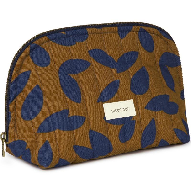 Paris-tokyo trousse de toilette Blue Leaves Nobodinoz Produit 1 grande taille