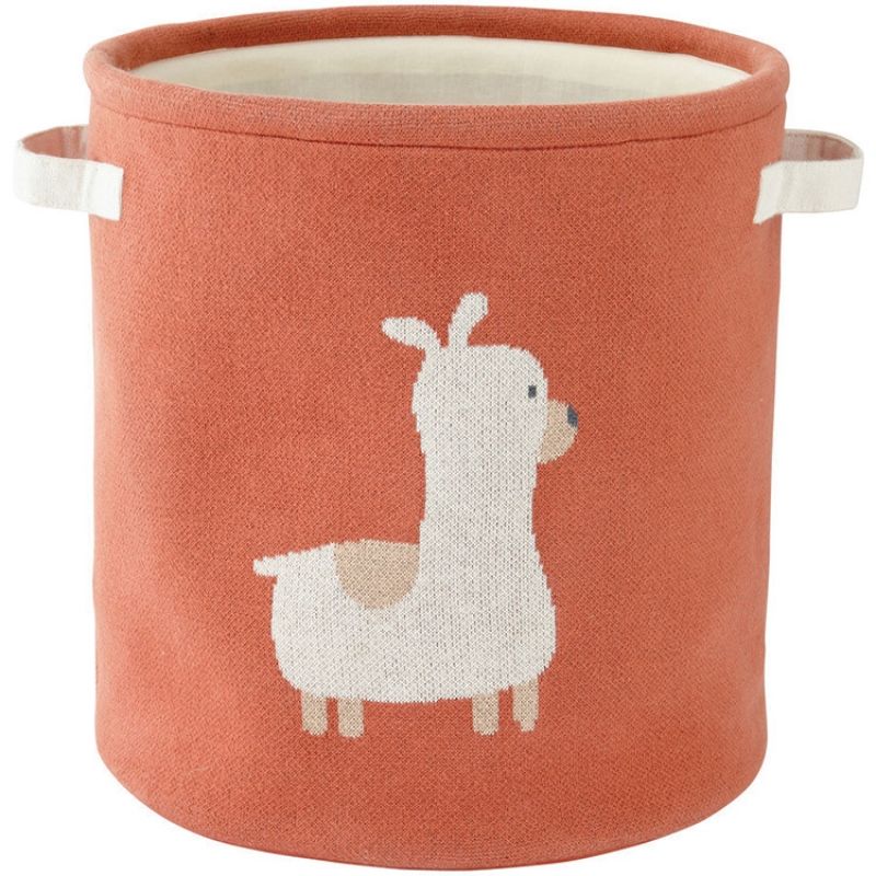 Sac à jouets corail lama Sacha (35 cm) Noukie's
