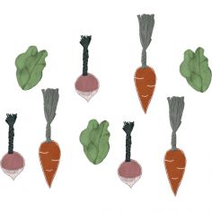 Tapis lavable Veggie Garden x Oli & Carol (120 x 160 cm)