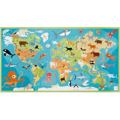 Puzzle animaux du monde (100 pièces) Scratch