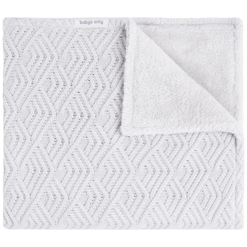 Couverture Teddy Sierra Blanc Cassé (70 x 95 cm) Baby's Only Produit 1