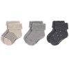 Lot de 3 paires de chaussettes bébé en coton bio gris (pointure 12-14) - Lässig 