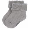 Lot de 3 paires de chaussettes bébé en coton bio gris (pointure 12-14)  par Lässig 