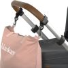 Sac à langer à anses Green Label en coton bio Statement rose  par Lässig 