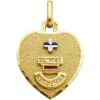 Médaille d'amour L'Audacieuse personnalisable (or jaune 18 carats) - Maison Augis