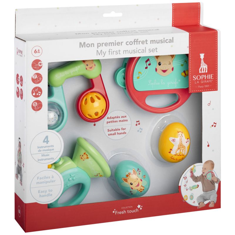 Mon premier coffret musical Sophie la girafe Sophie la girafe Packaging 4
