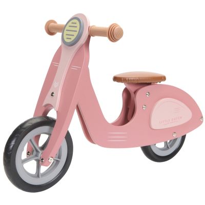 Draisienne scooter en bois pink