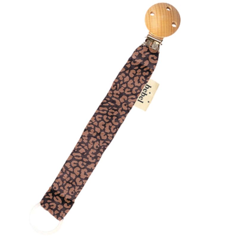 Attache sucette léopard noir BEBEL Produit 1