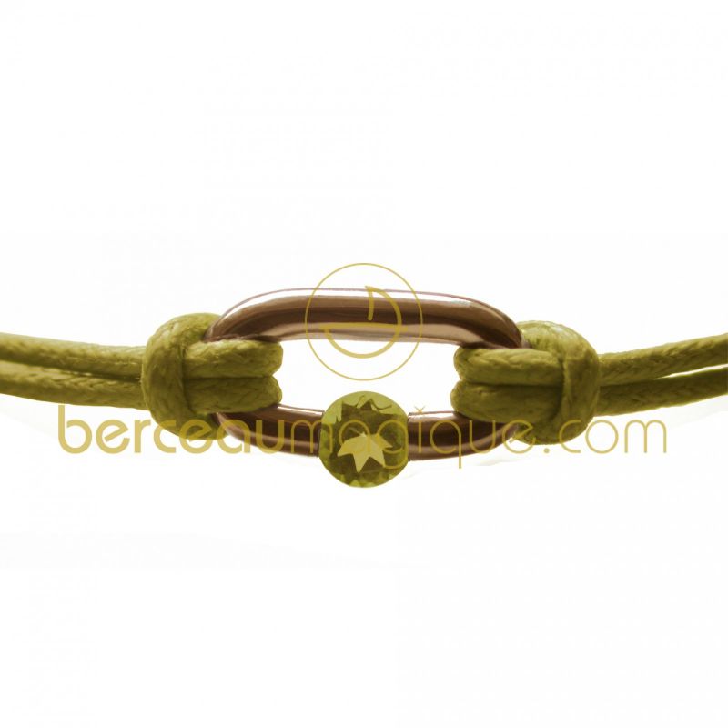 Bracelet Newborn pierre fine (Or jaune) Mikado