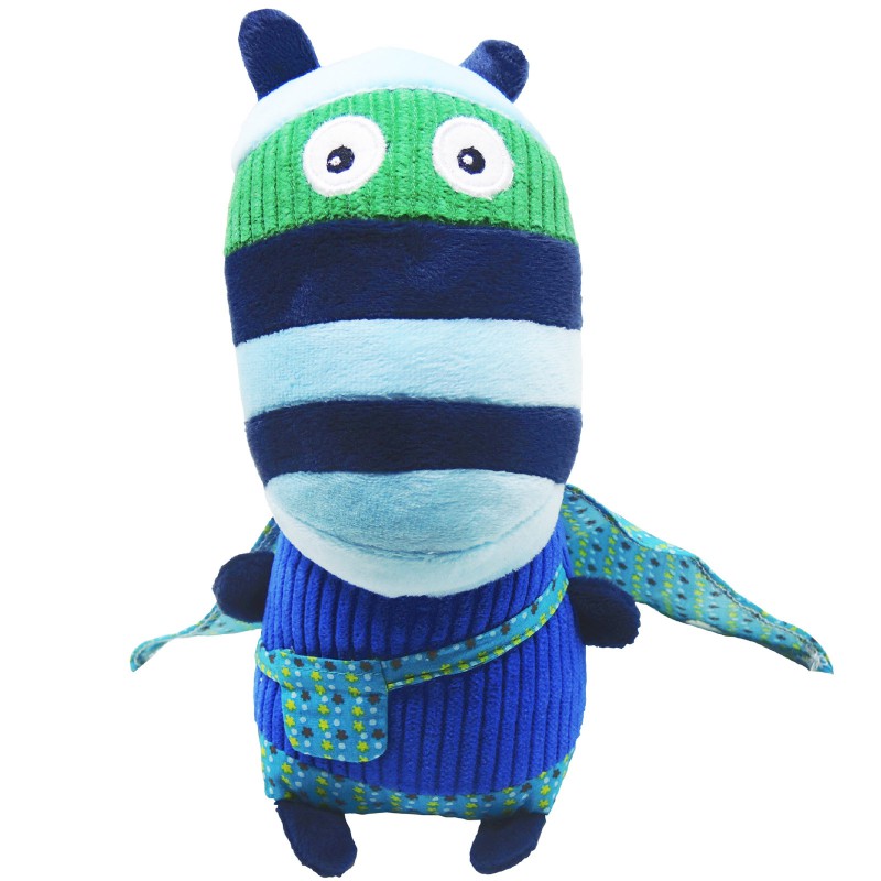 Peluche Super zéro Zébu le zèbre (18 cm) The Super Zeroes