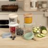Coffret 6 portions verre 250 ml Natural color mix Béaba Ambiance 2