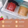 Coffret 6 portions verre 250 ml Natural color mix Béaba Ambiance 7