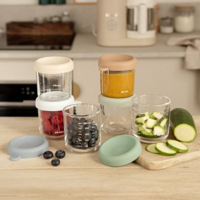 Coffret 6 portions verre 250 ml Natural color mix