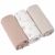 Variation Beige, blanc du produit Lot de 3 langes mousseline Miracle of Nature (80x80 cm) de la marque Lässig 