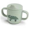 Tasse à bec à 2 anses en silicone Playground Vert Done by Deer Produit 2