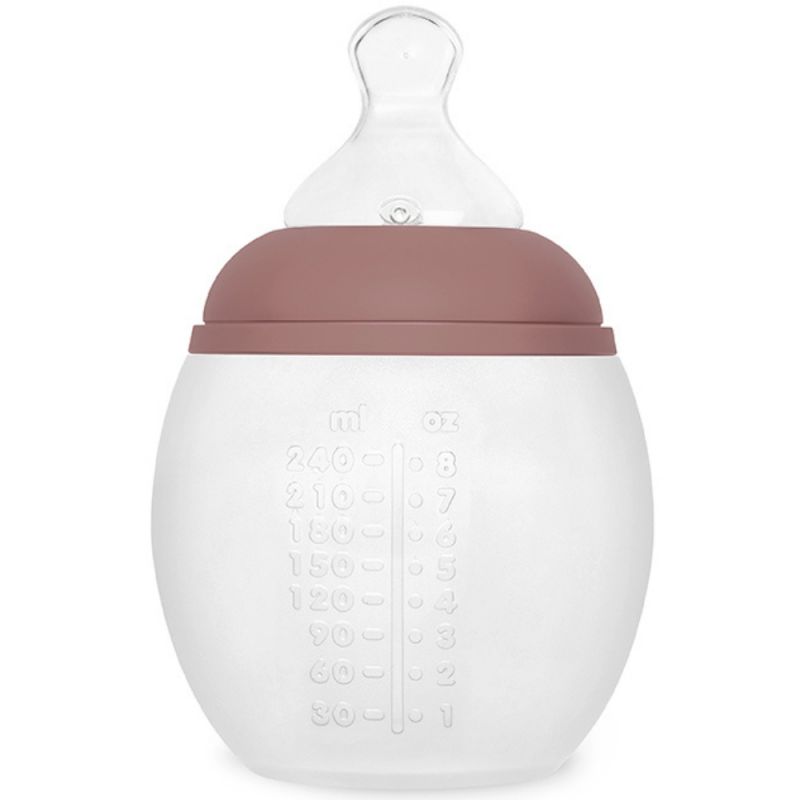 Biberon anti-colique en silicone Blossom (240 ml) Elhée Produit ouvert 4