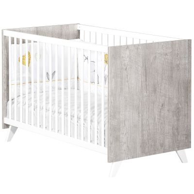 Lit à barreaux Scandi gris (60 x 120 cm)  par Baby Price