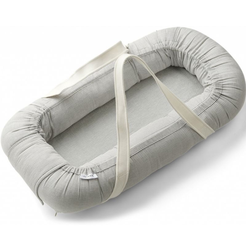 Réducteur de lit Gro Stripe Blue wave creme de la creme Liewood