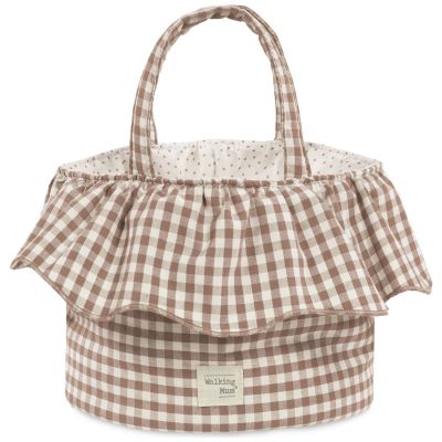 Panier de rangement Praliné Vichy Moka Walking Mum