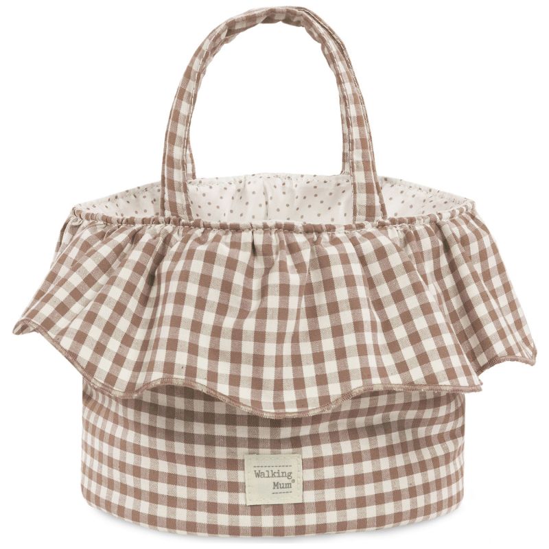 Panier de rangement Praliné Vichy Moka Walking Mum Produit 1