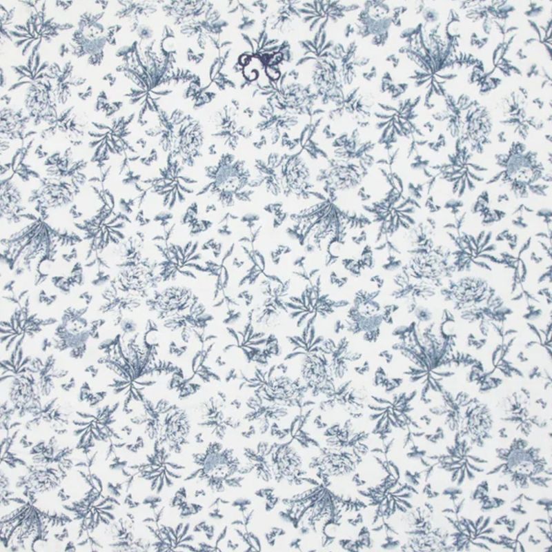Set de 2 langes Toile de Jouy bleu (70 x 70 cm) Tartine et Chocolat Produit 2