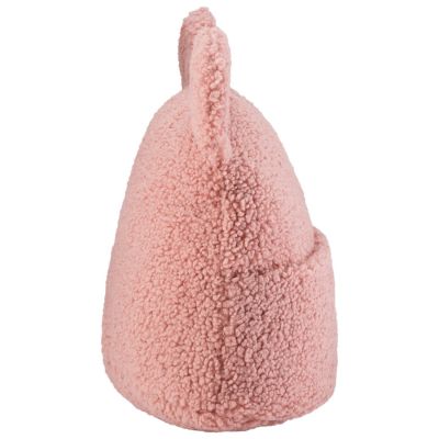 Coussin 2 en 1 Teddy Guava Pink molletonné