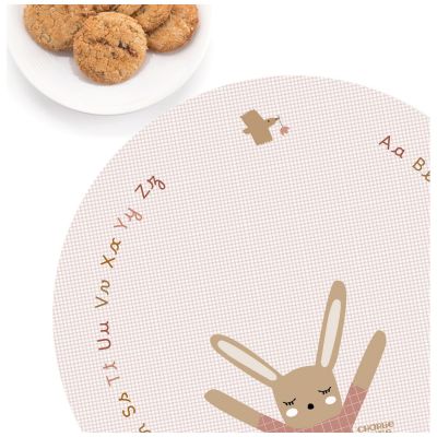 Set de table Lapin personnalisable