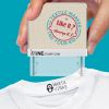 Coffret tampon marqueur textile et papier personnalisable MINE  par MINE