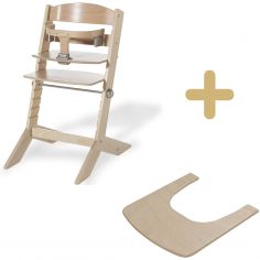 Chaise haute Syt évolutive avec tablette naturelle - Geuther