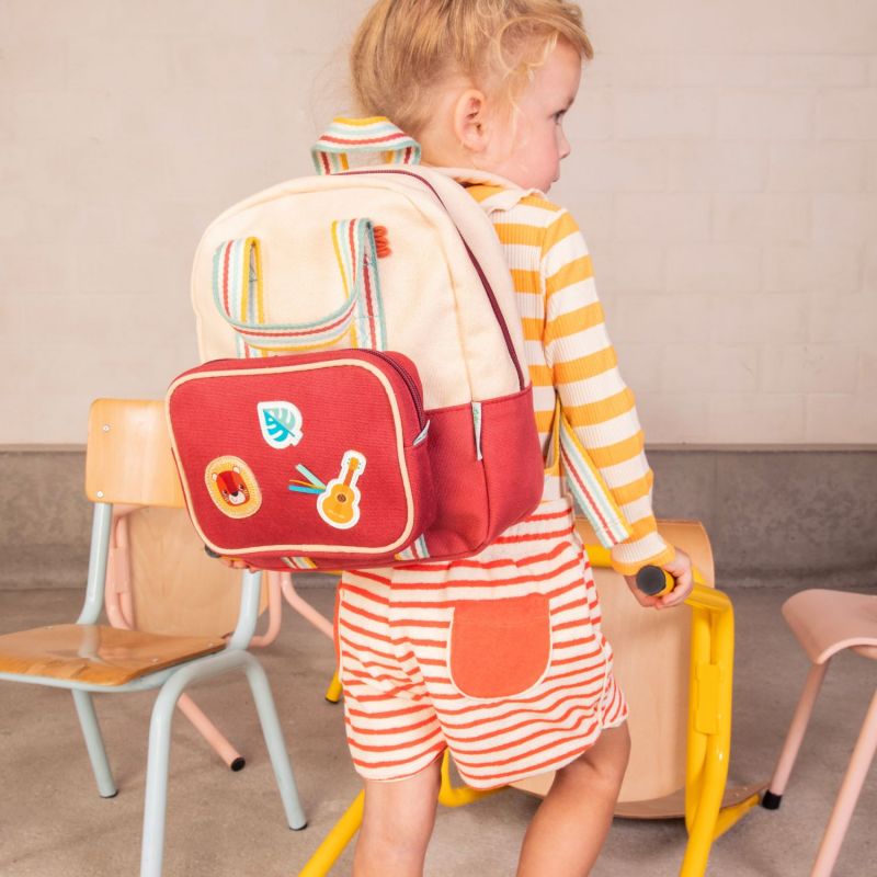 Sac à dos Beige Ambre Lilliputiens Ambiance 2