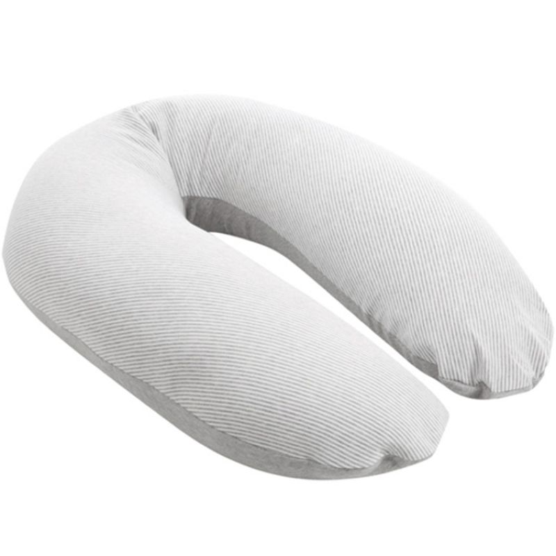 Coussin de grossesse en coton doomoo Classic grey Babymoov