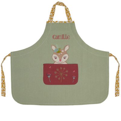 Tablier Tchikis 3 Faon personnalisable (2-6 ans)