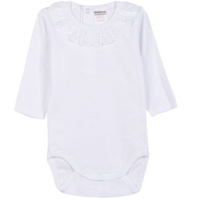 Body col manches longues blanc (18 mois : 81 cm) Absorba