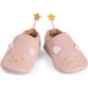 Chaussons cuir souris rose La petite école de danse (0-6 mois) - Moulin Roty