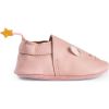 Chaussons cuir souris rose La petite école de danse (0-6 mois)  par Moulin Roty