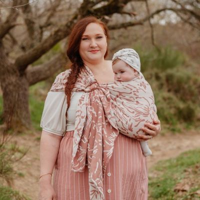 Echarpe de portage Sling Azalée Nude SeaCell