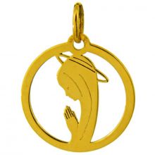 Médaille ajourée Vierge (or jaune 750°)  par Maison Augis