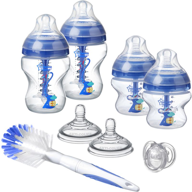 Coffret de naissance biberons Anticolique avancé Eléphant bleu Tommee Tippee