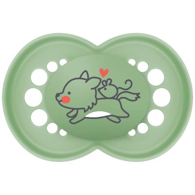 Lot de 3 sucettes Original Bleu en silicone (18 mois et +)