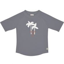 Tee-shirt anti-UV manches courtes Palmiers gris/rouille (25-36 mois)  par Lässig 